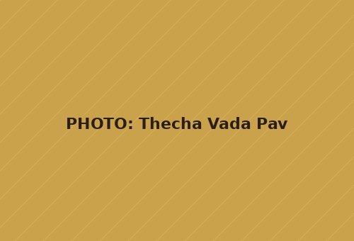 Thecha Vada Pav